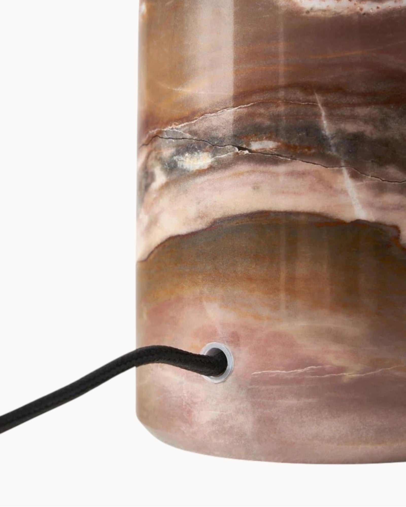 Marmoriertes Braun-Weiß