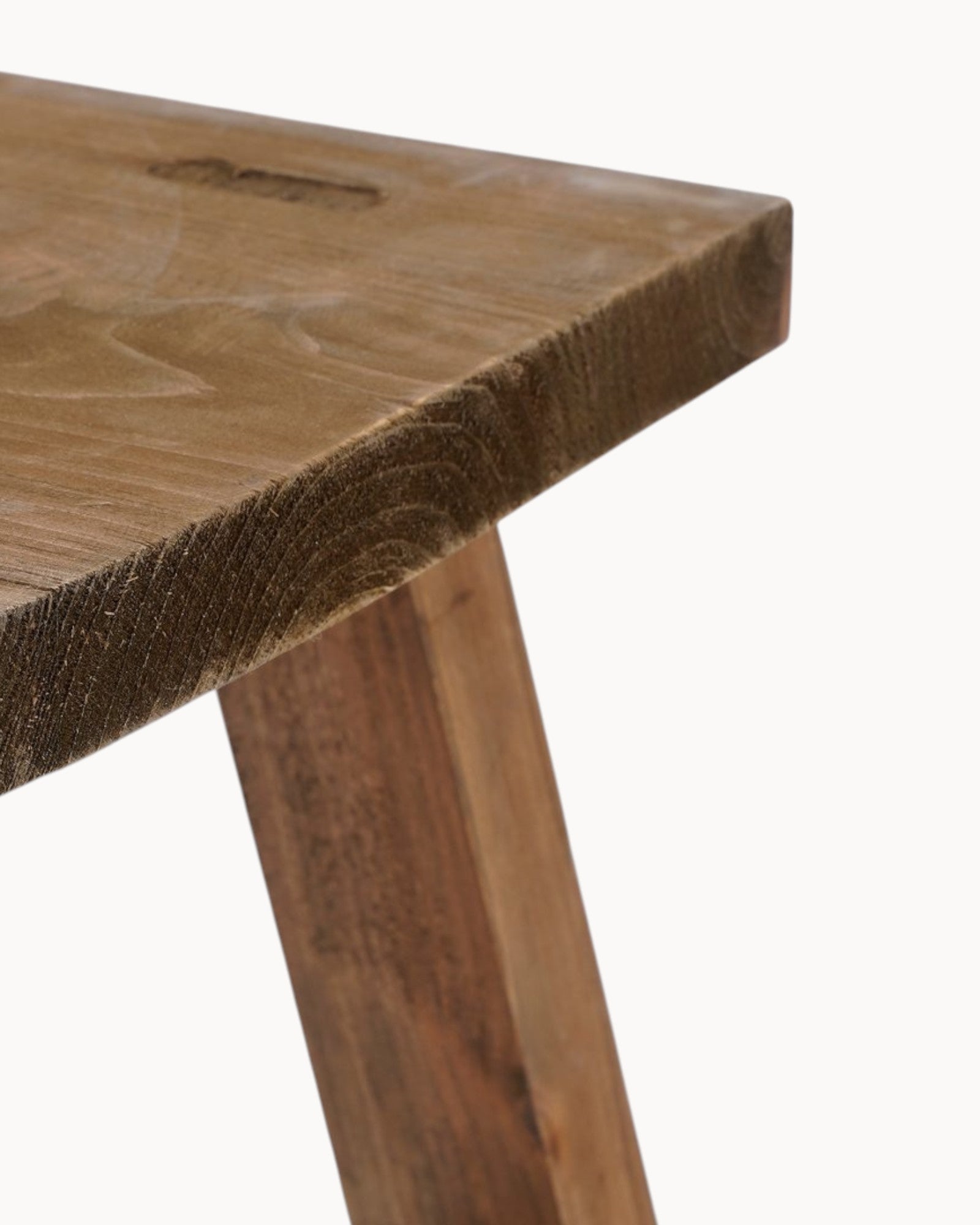 Mica Decorations Holzhocker Braun – Recyceltes Holz – 38x29x34 cm