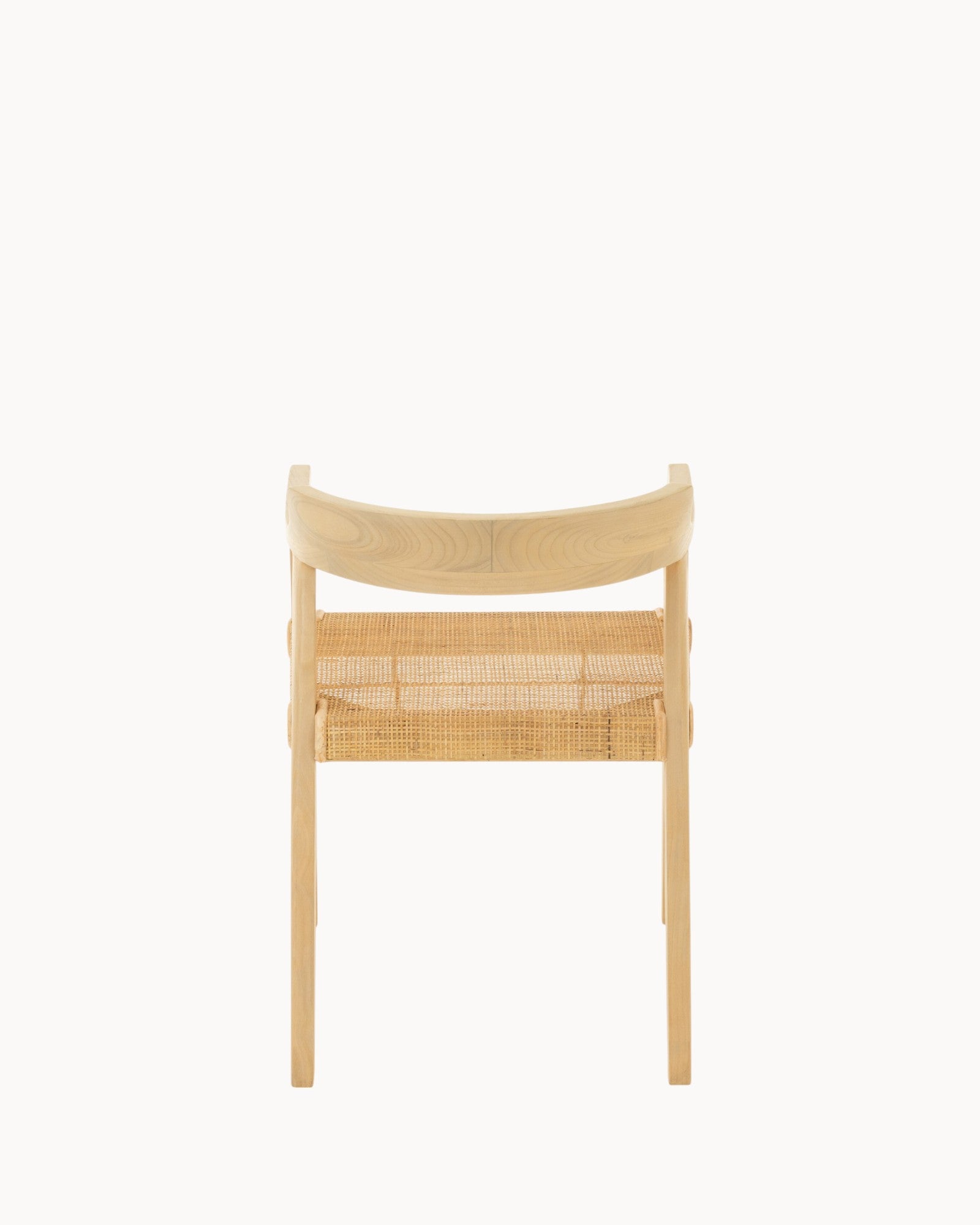 J-Line – Esszimmerstuhl Emma – Teakholz Natur – 55x55x71 cm