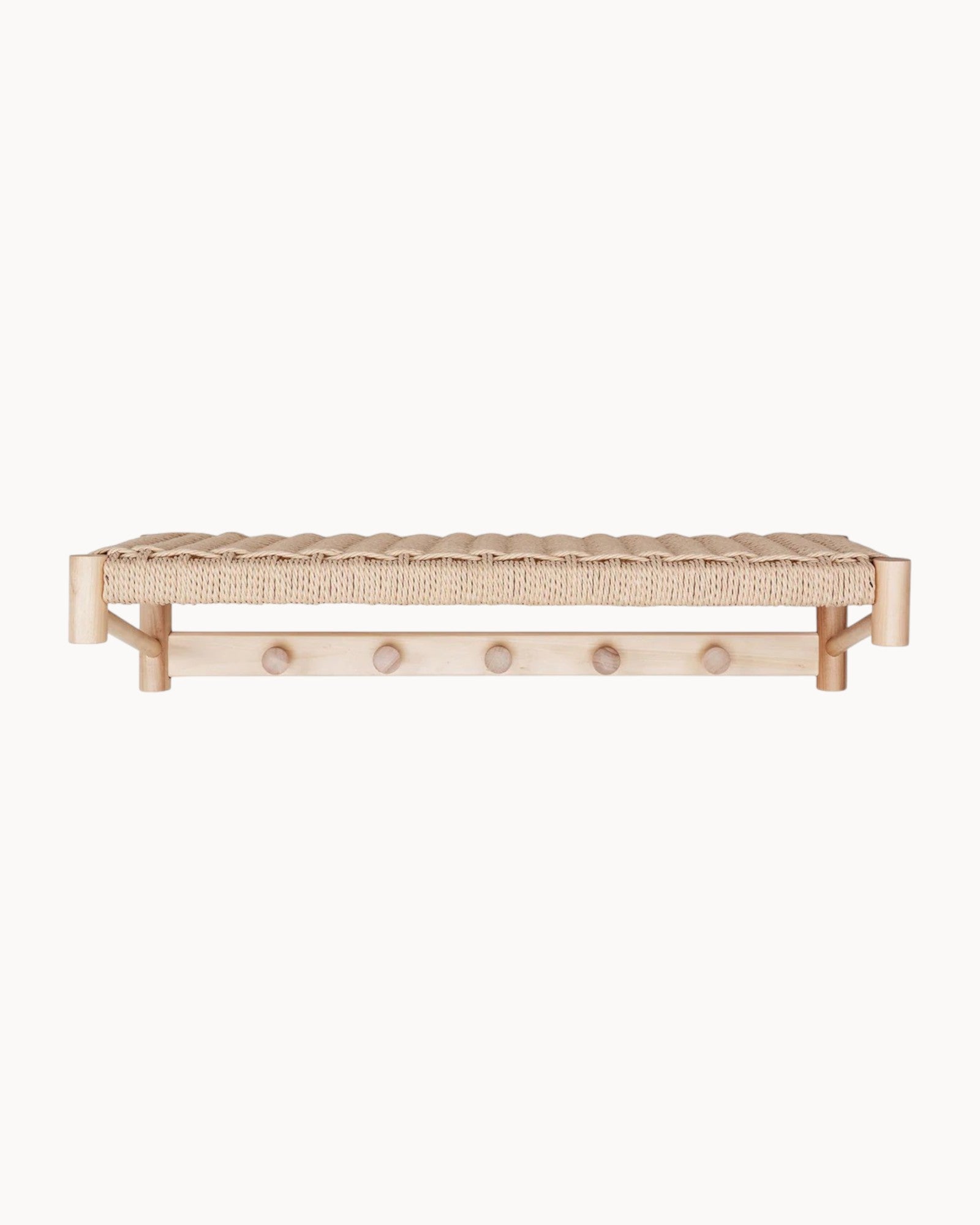 House Nordic – Abano Hutregal Natur – Pappelholz, 78x31 cm