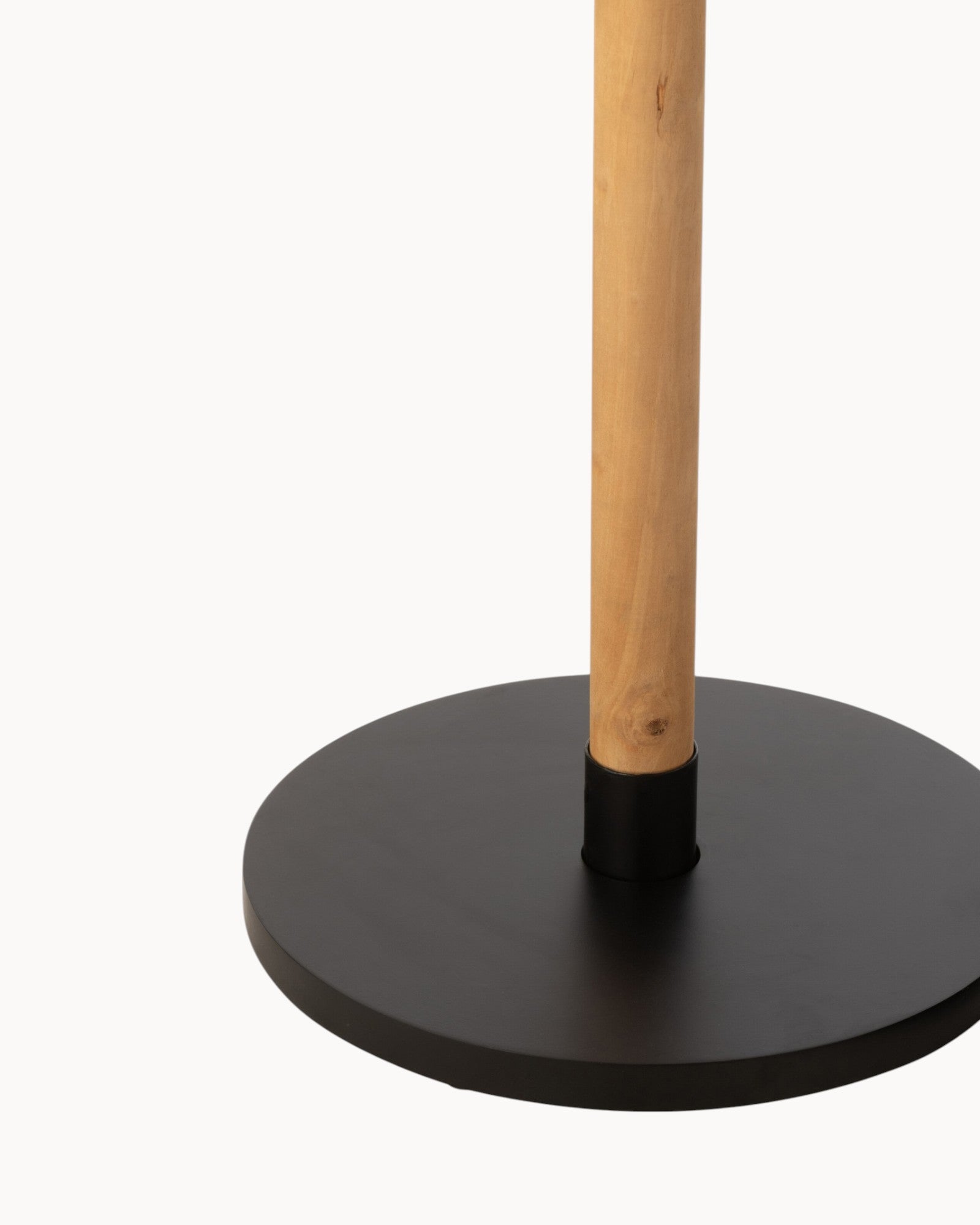 J-Line – Beistelltisch-Set Ron – 2er Set, Holz, Natur/Schwarz, 35x35 cm