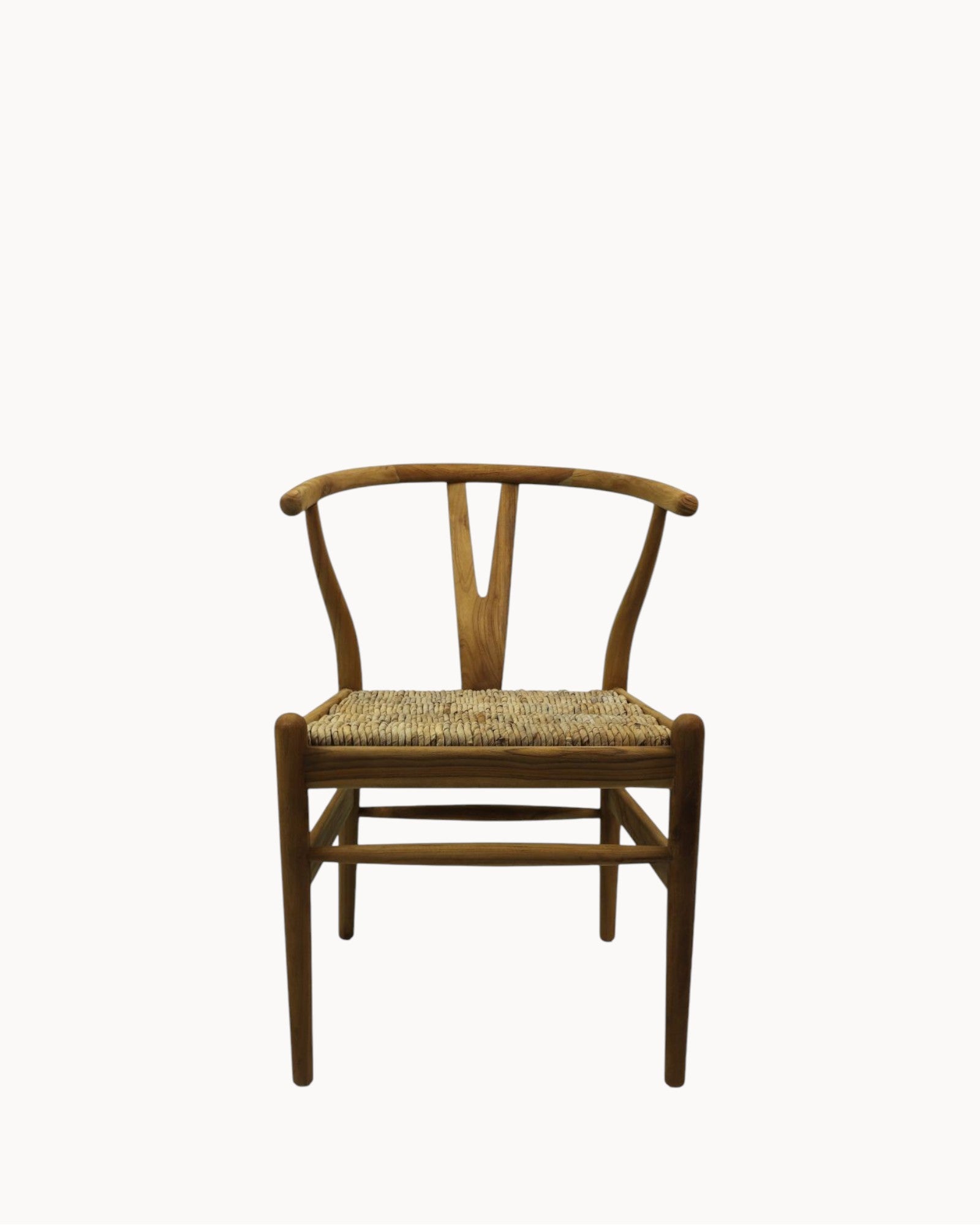 Esszimmerstuhl - HSM Collection Delilah - Natur - Teak und Bananenblatt