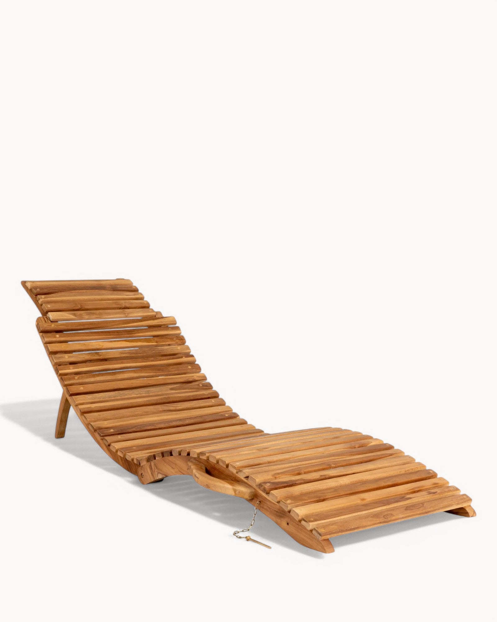 House Nordic – Arrieta Teak-Sonnenliege, wetterfest, natur
