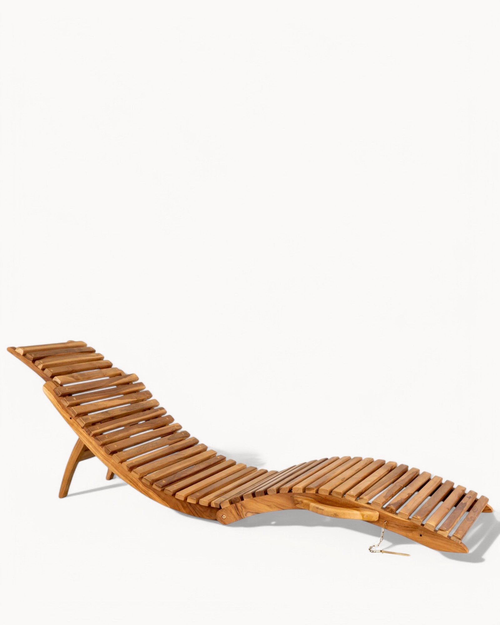 House Nordic – Arrieta Teak-Sonnenliege, wetterfest, natur