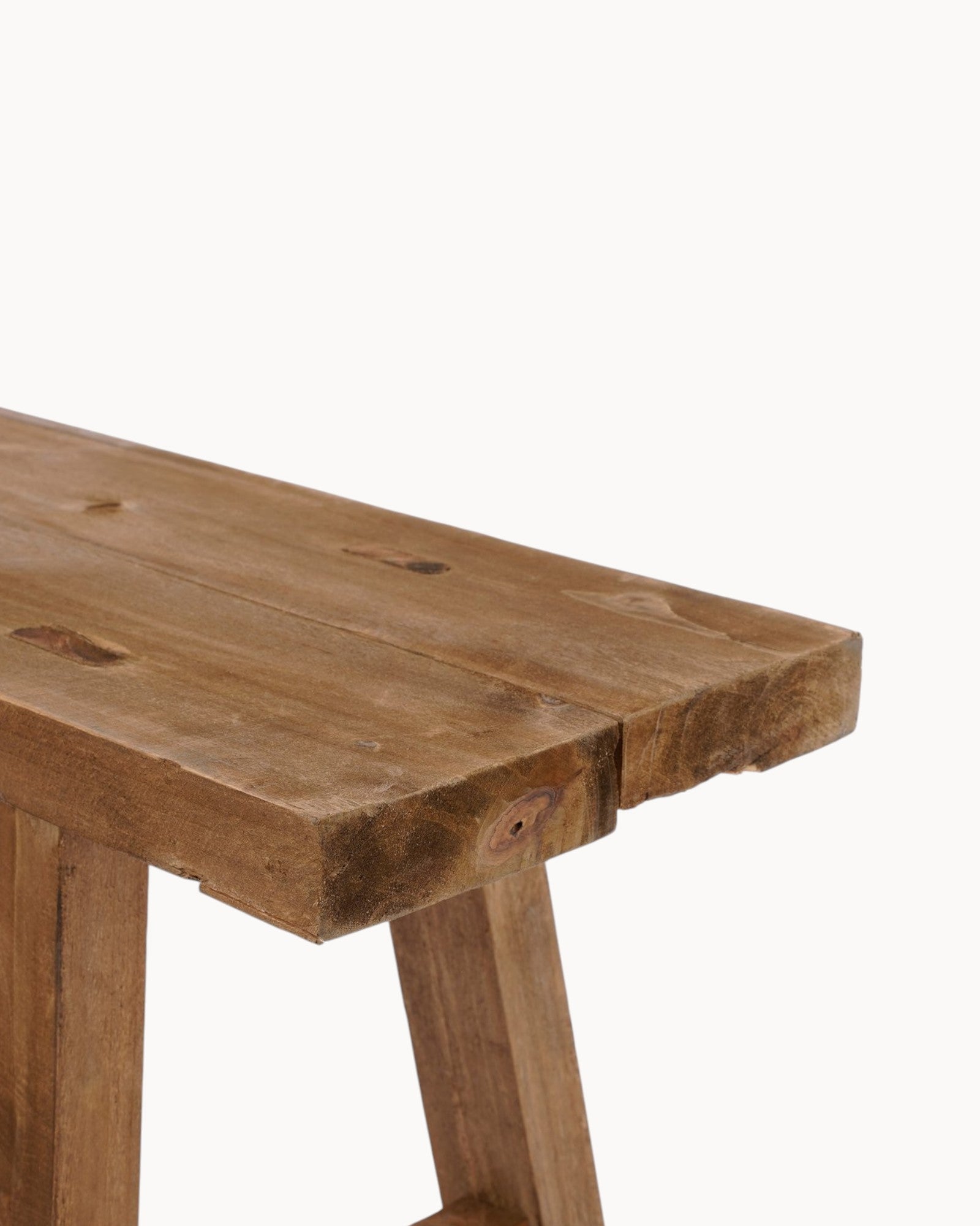 Mica Decorations – Holzbank aus recyceltem Holz – Braun – L108 x W20 x H36,5 cm