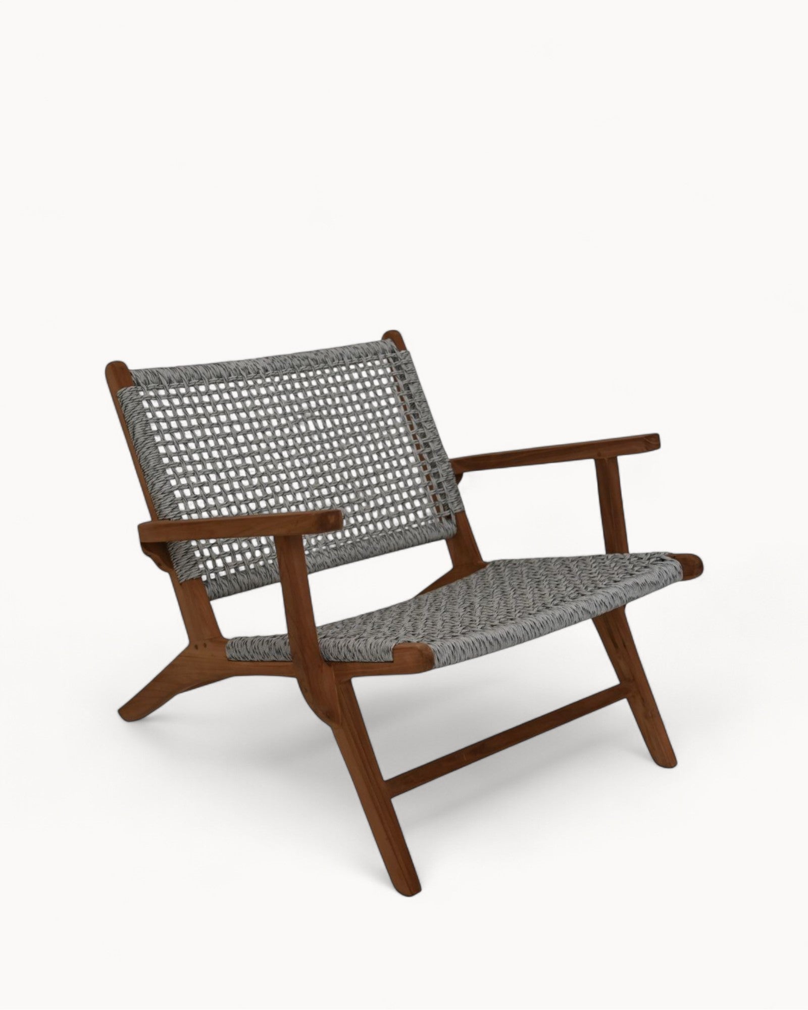 HSM Collection - Rio Lounge Gartenstuhl - Teak/Bananenblatt, 67 cm