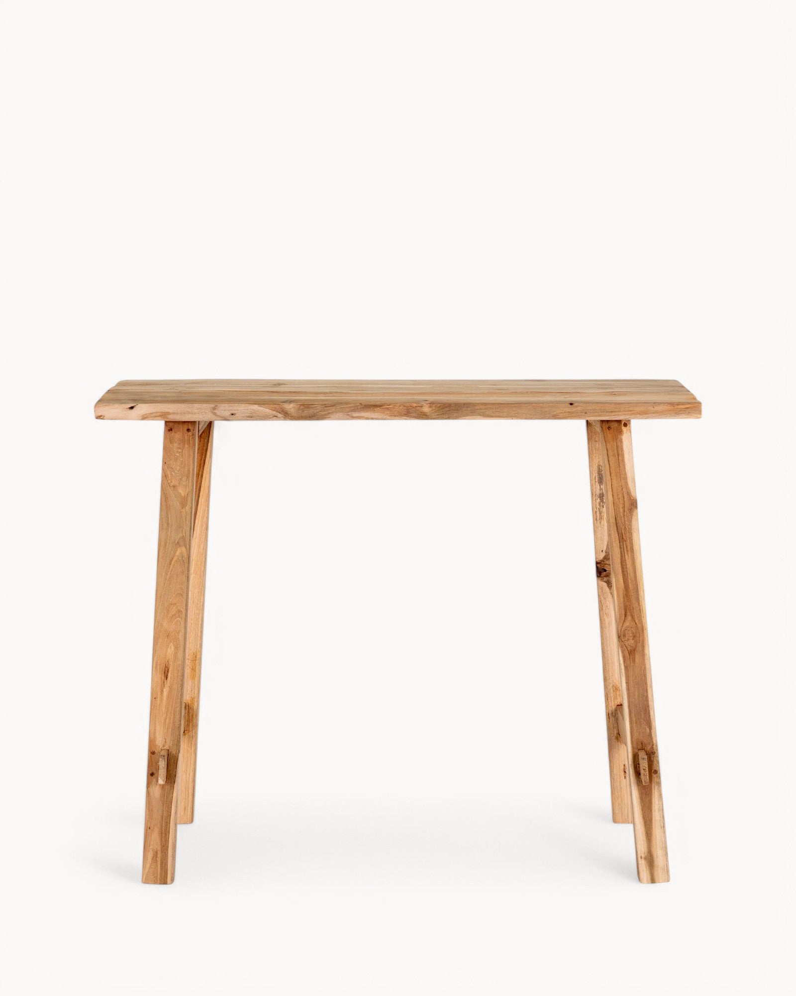 Girona Konsolentisch – Teakholz, Natur, 90x30x80 cm