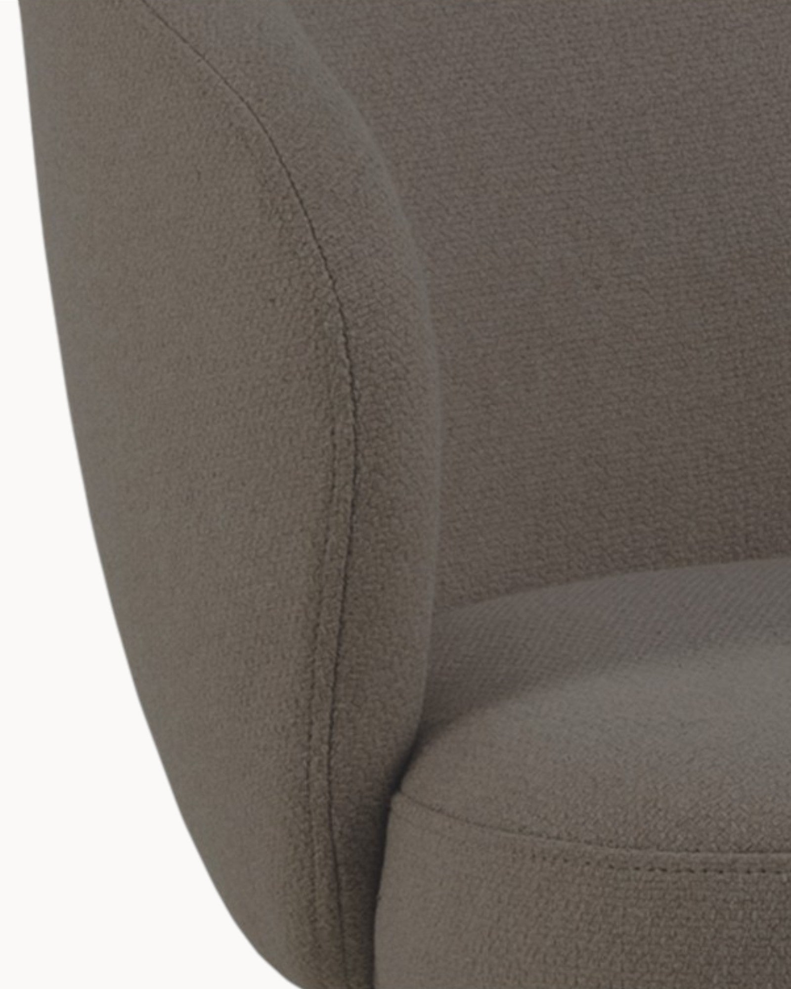 Esszimmerstuhl Velvo Twist – drehbar – Stoff Anthrazit – Metallgestell