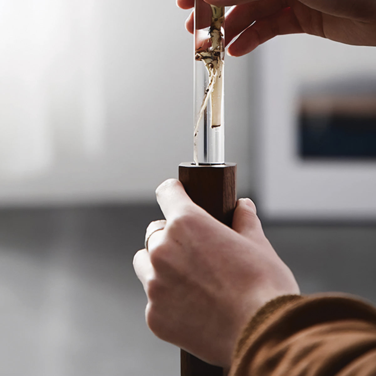 Blumenflöte Wandvase