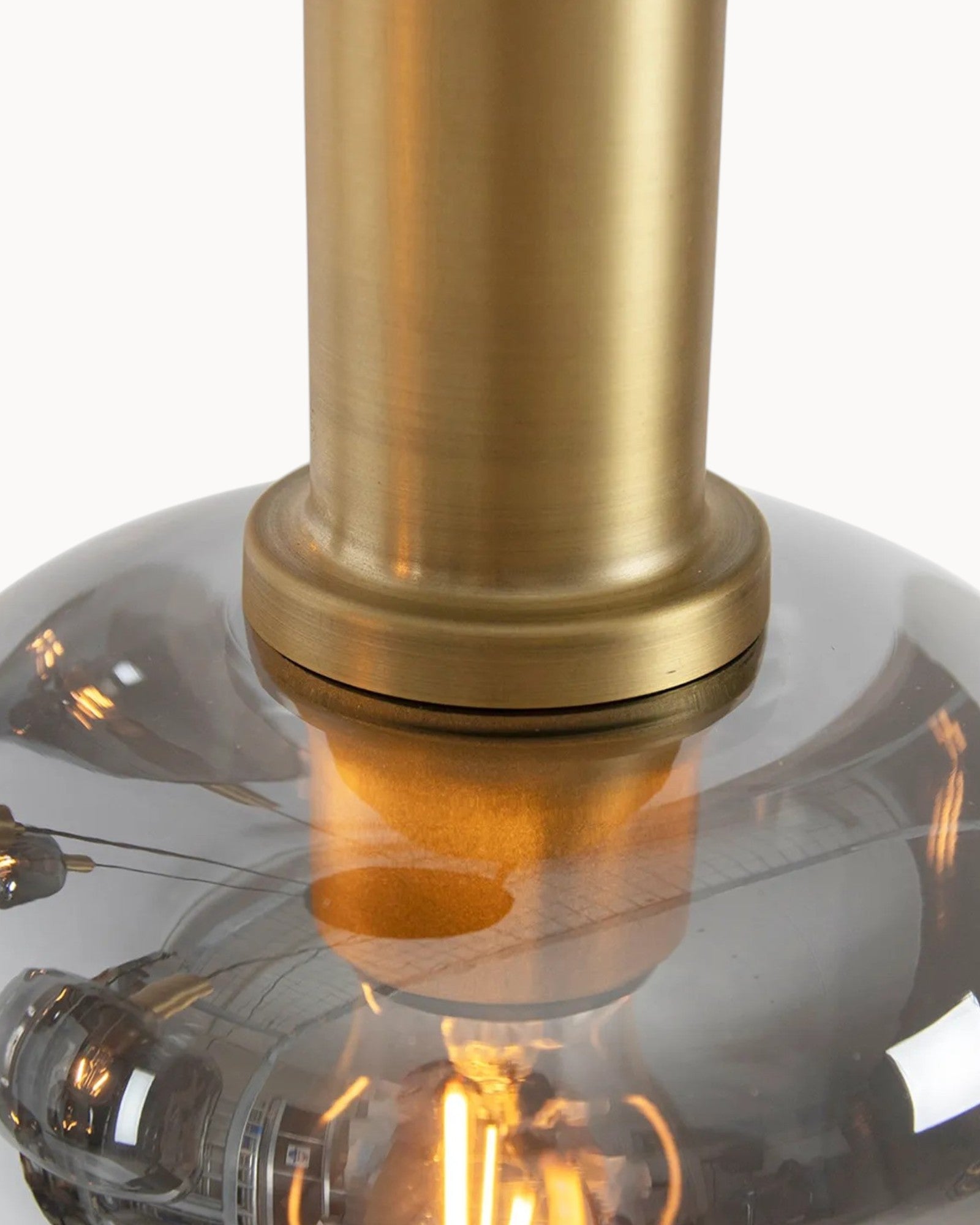 Nordic Pendelleuchte – Moderne Glas Hängelampe 5-flammig Schwarz