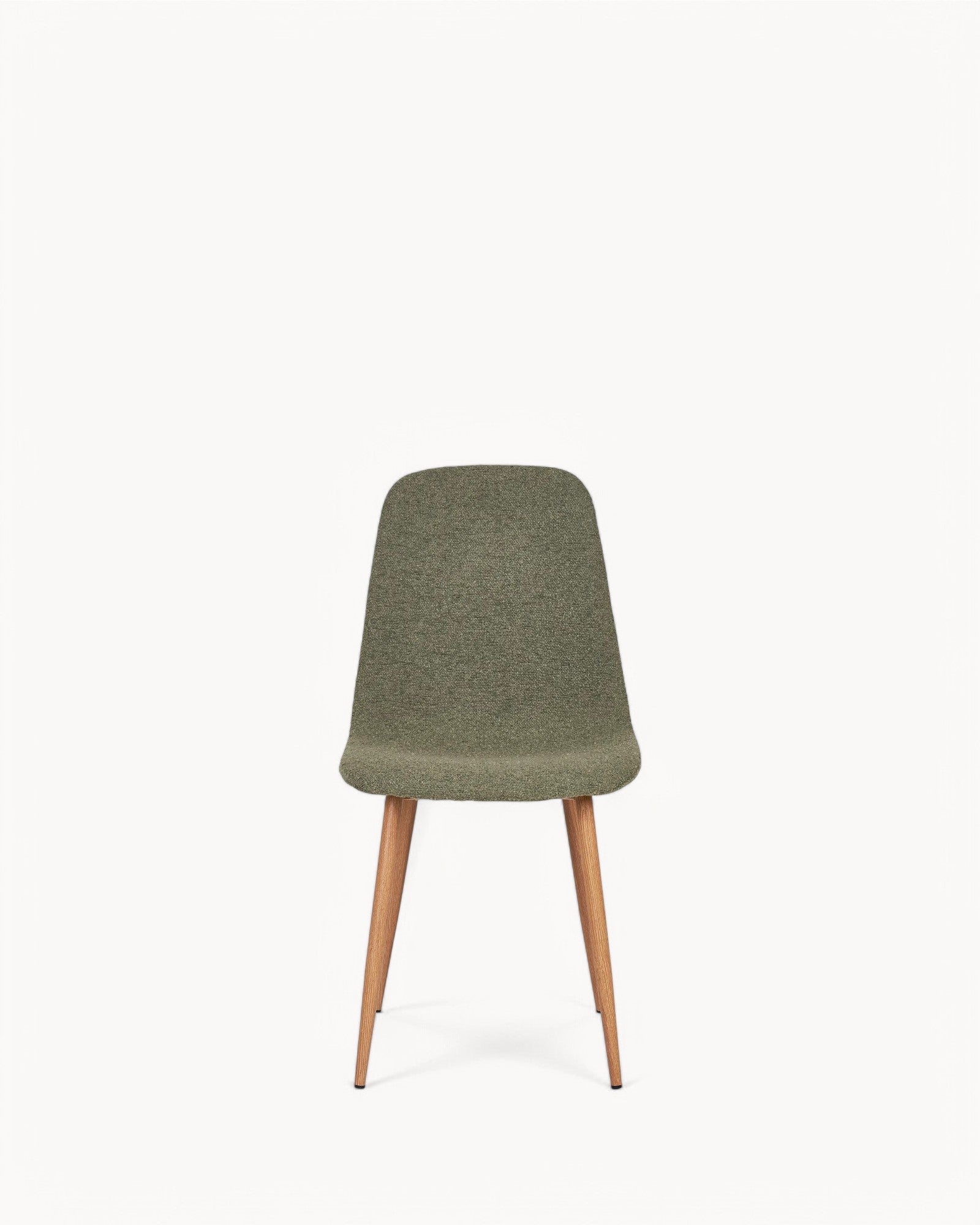 Stockholm Esszimmerstuhl – Dunkelgrün, Stahlgestell, Polstersitz