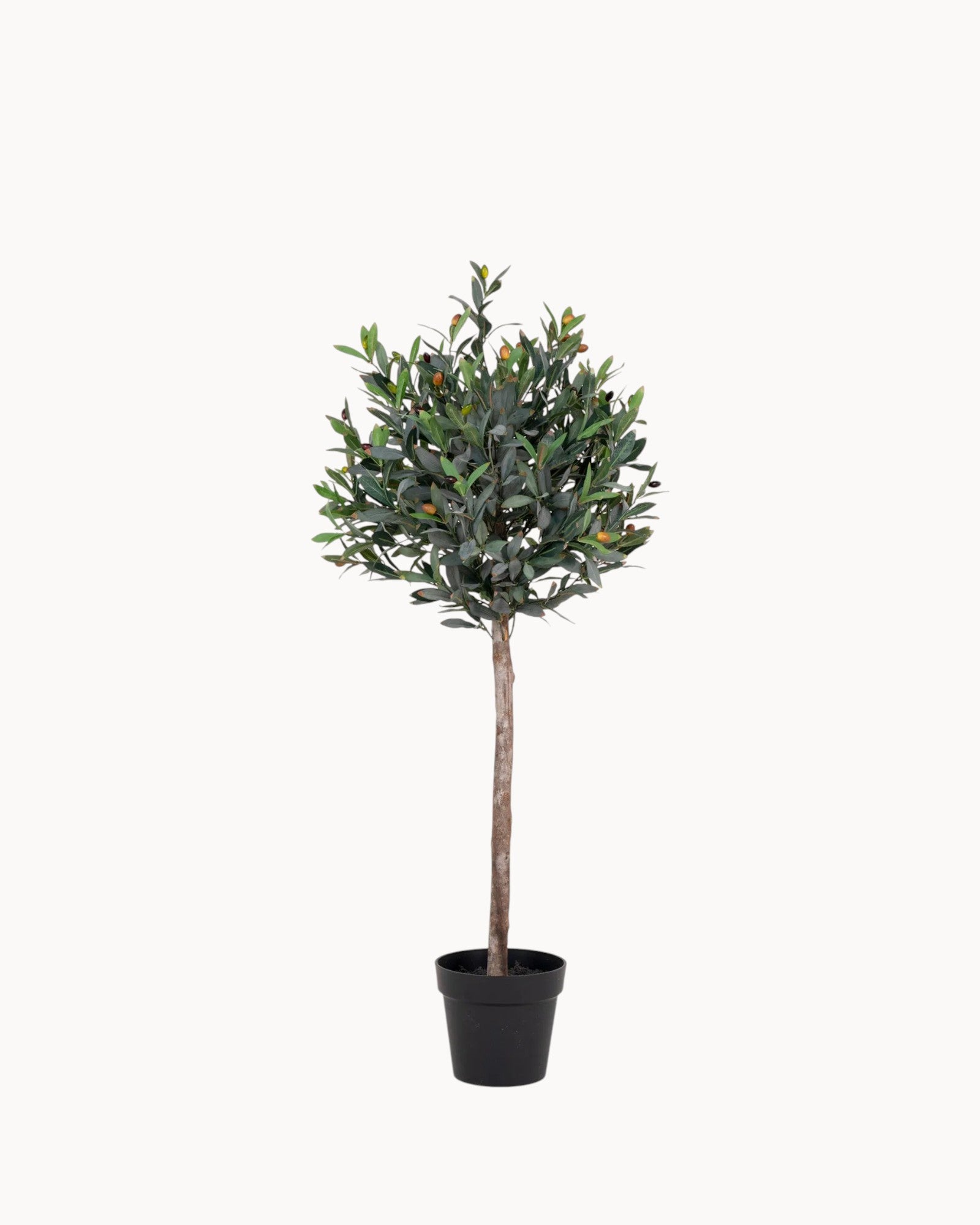 Kunstpflanze Olivenbaum – Grün – 120 cm – Dekobaum für Innenräume