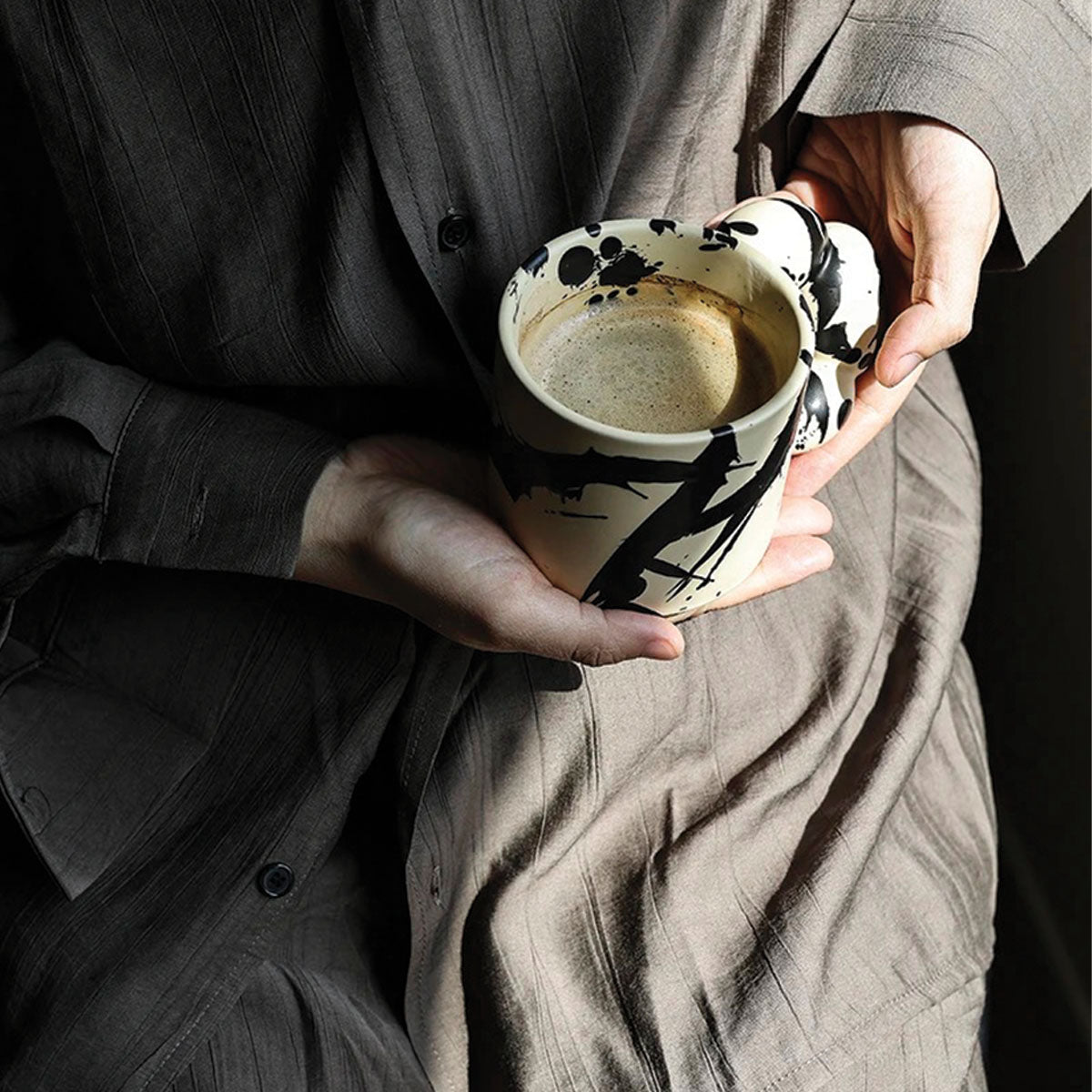 Splash Ink Keramik Becher