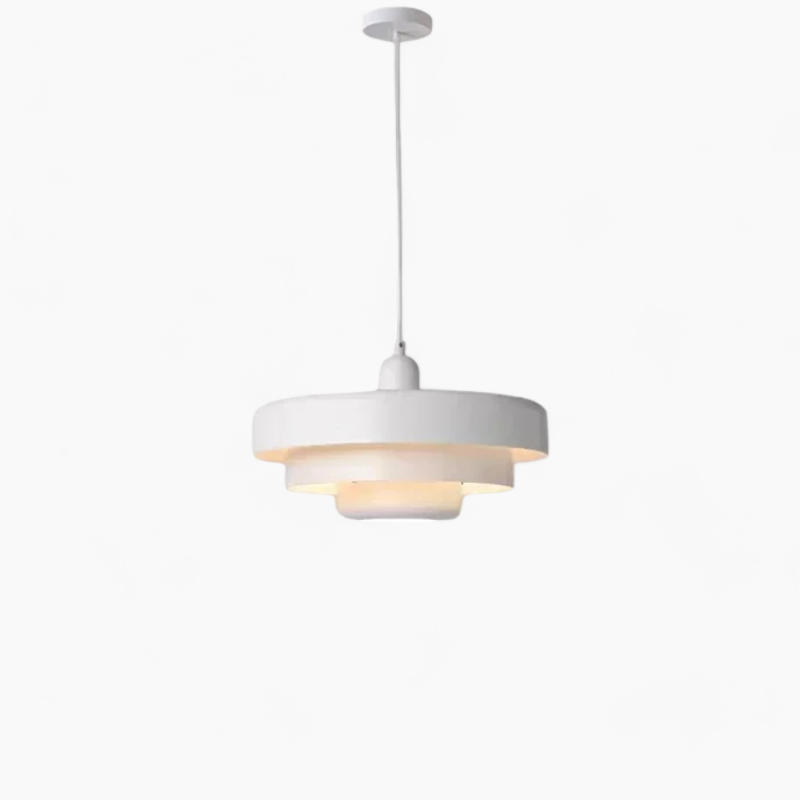 Moderne Pendelleuchte aus Kohlenstoffstahl/Aluminium, Ø35cm, E27 Lichtquelle