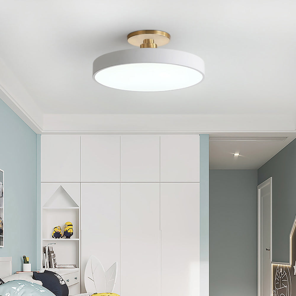 LED-Deckenleuchte | Hochwertiger Kunststoff-Lampenschirm, Blendschutz, einfache Installation, lange Lebensdauer