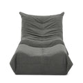 Lazy Sofa Bodenstuhl mit Rückenlehne und Fußhocker