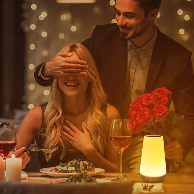 Touch Nachtlicht USB Wiederaufladbar | Touch Sensor | Farbwechsel | Sanftes Licht | Leselicht & Romantische Stimmung