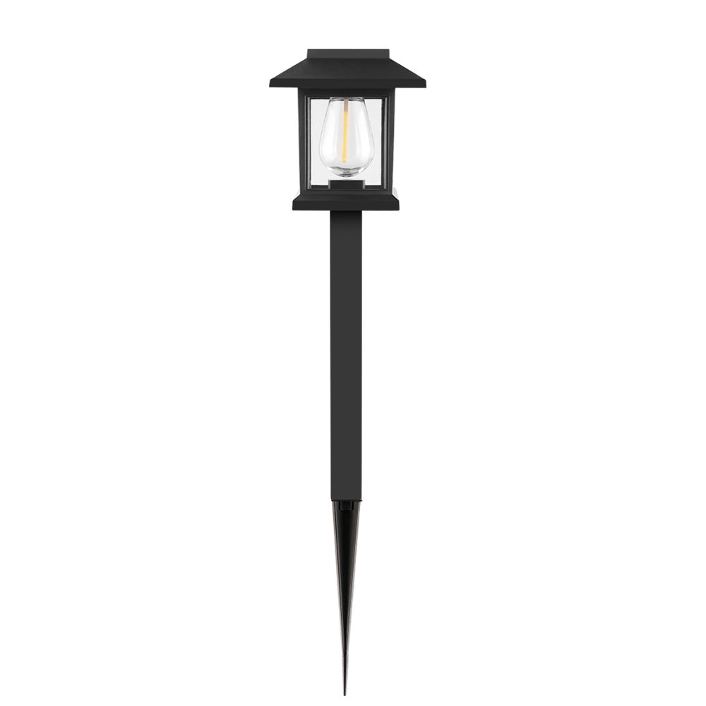 Vintage Solar Gartenleuchte – LED Außenleuchte mit Erdspieß