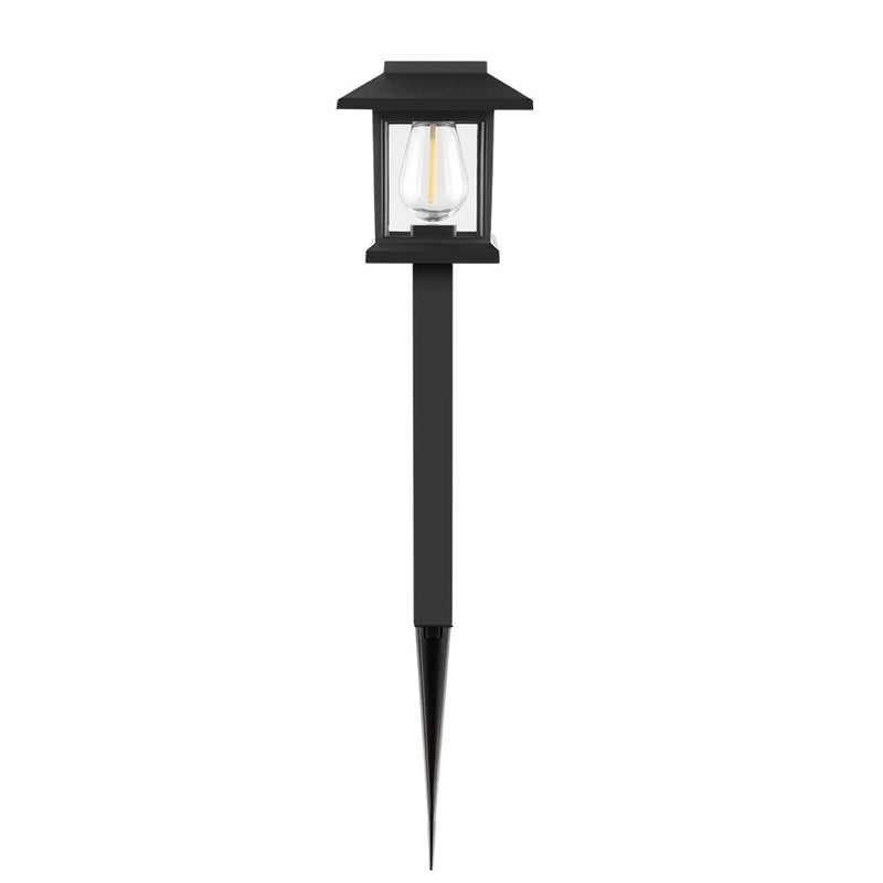 Vintage Solar Gartenleuchte – LED Außenleuchte mit Erdspieß