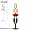 Dekorative Stehlampe mit Glas Kugeldesign im modernen Stil