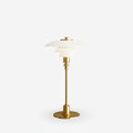 Moderne Glas Tischlampe mit 3-Schicht Lampenschirm