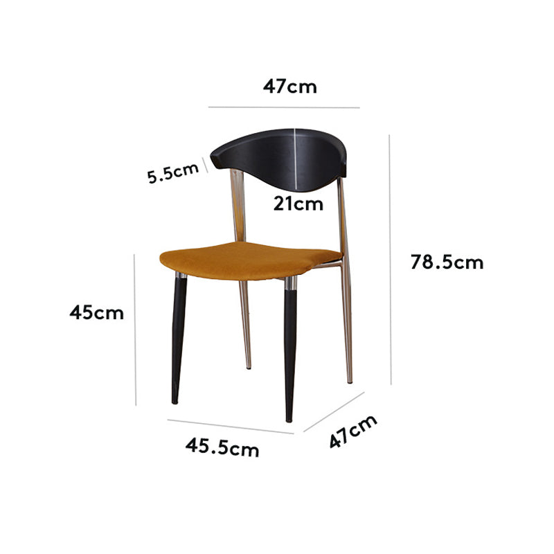 Esszimmerstuhl aus Massivholz im Mid-Century-Modern-Stil