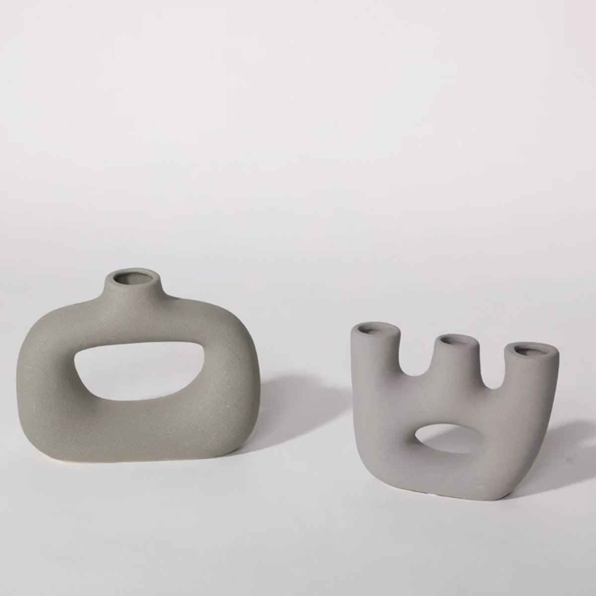 Frosted Vase Collection - Keramische Tischvase, New Classic / Post-Modern Style, Home Office Dekoration