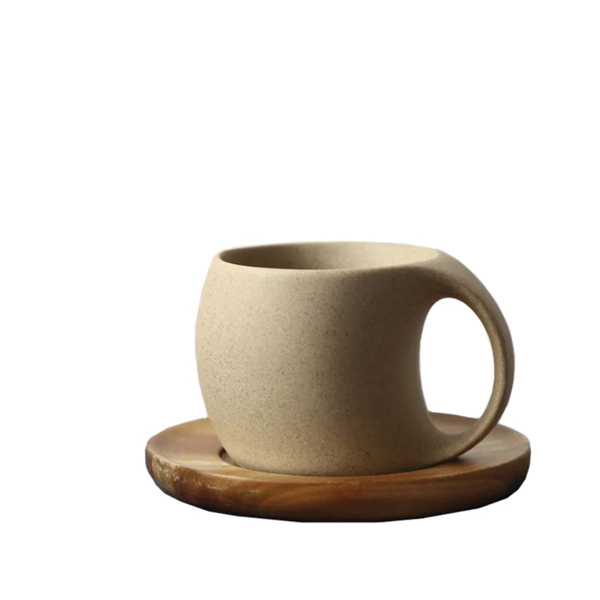 Handgefertigter Keramikkrug mit matter Glasur | Modernes organisches Design | Ideal zum Servieren von Getränken, passende Becher erhältlich