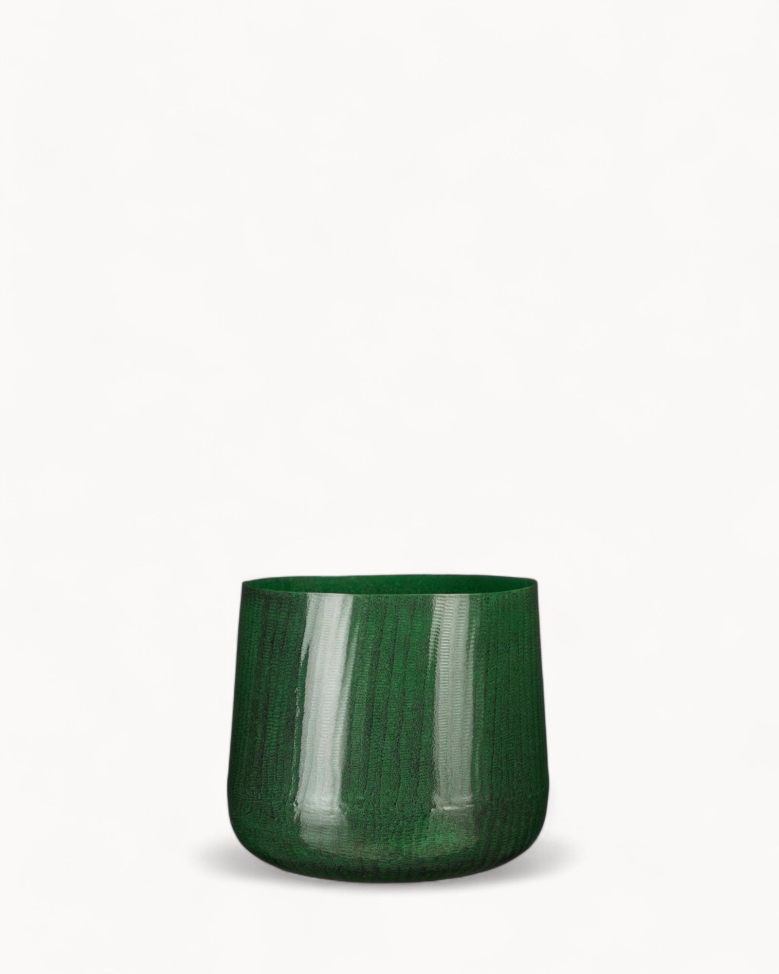 Mica Decorations – Blumentopf Metall Dunkelgrün H24 x Ø26 cm