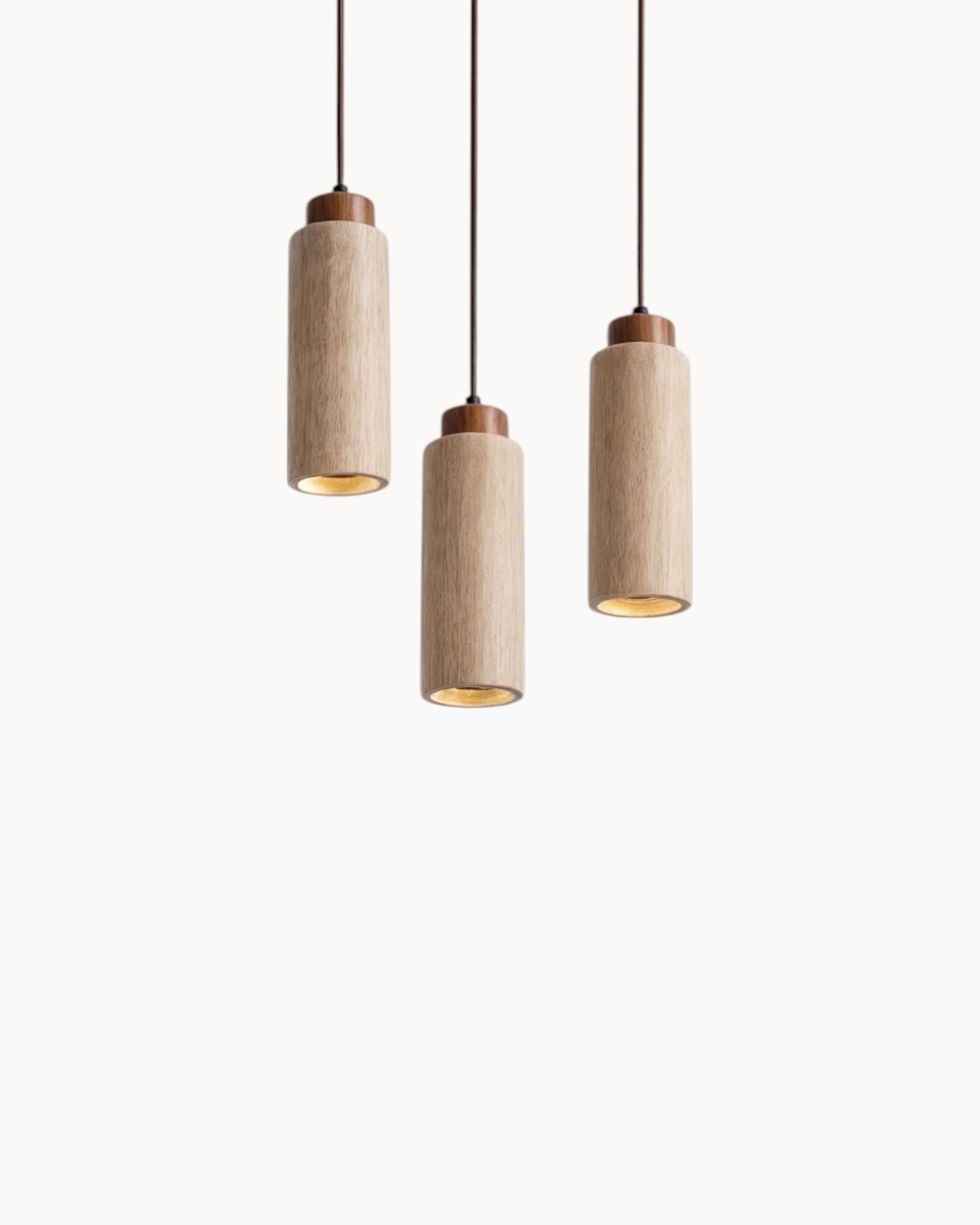 3 Stück Pendelleuchte rund