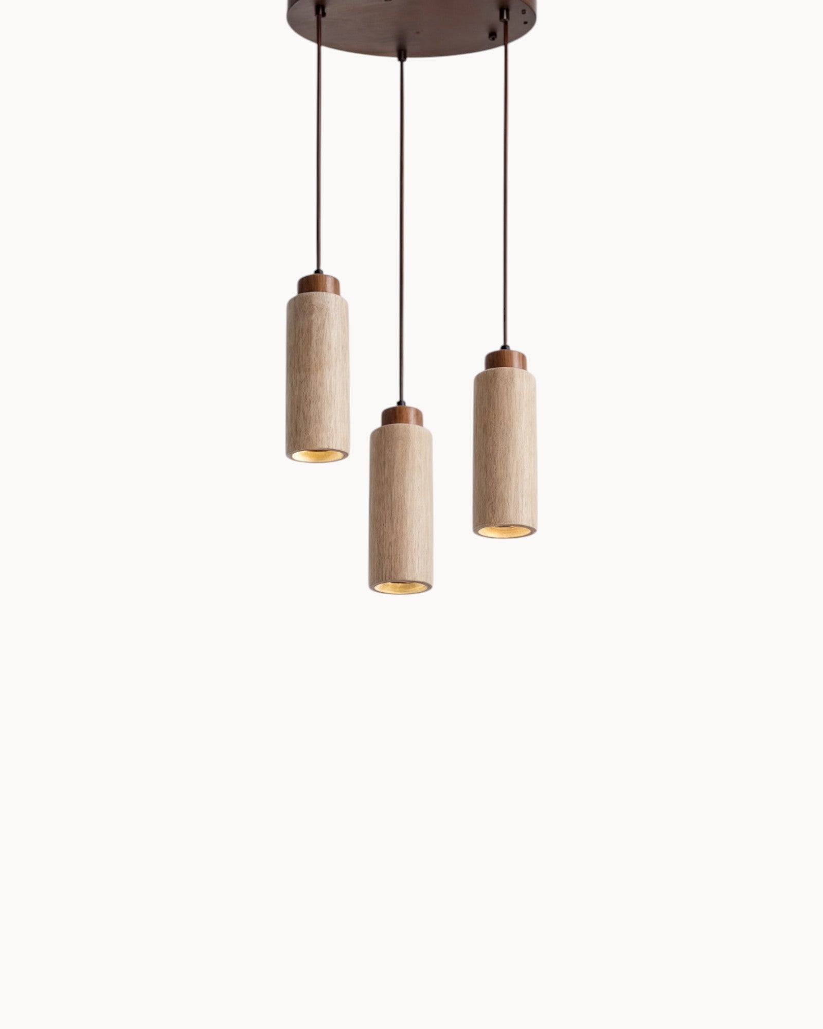 3 Stück Pendelleuchte rund