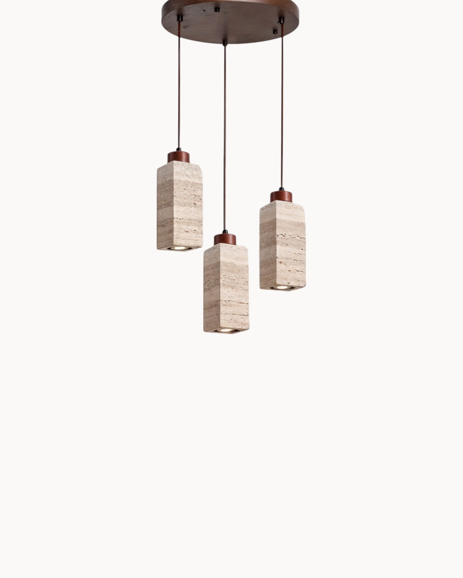 3 Stück Pendelleuchte rechteckig