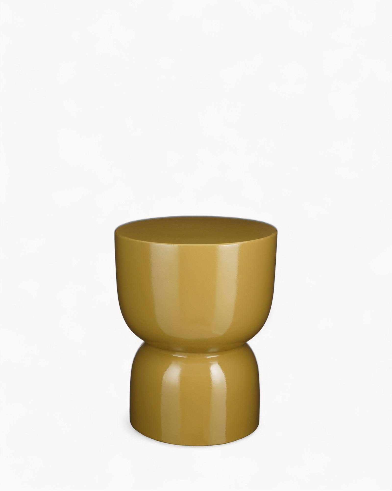 Mica Decorations – Beistelltisch Gelb – Zement – H45 x Ø35 cm – Modern