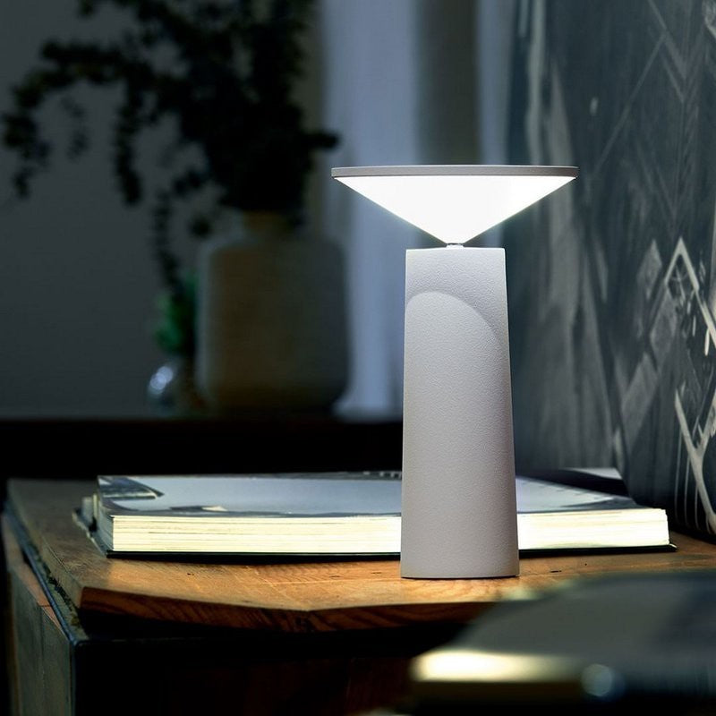 LED Tischlampe | Dimmbar, 360° Drehbar, 2000mAh Akku | Modernes Design