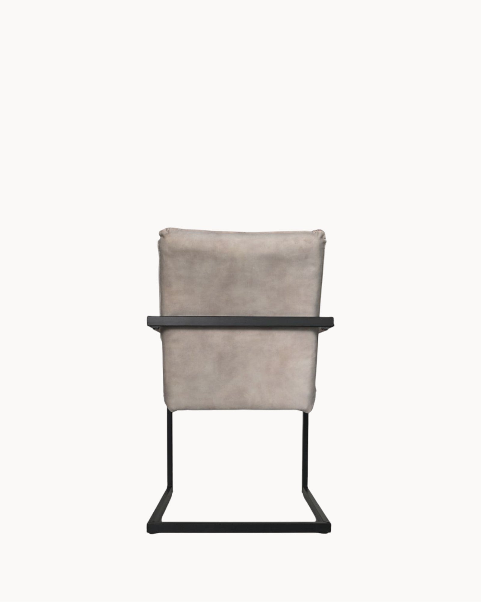 Boston Esszimmerstuhl, Set 2er – Natur/Schwarz – Metallgestell – 56×68×89 cm