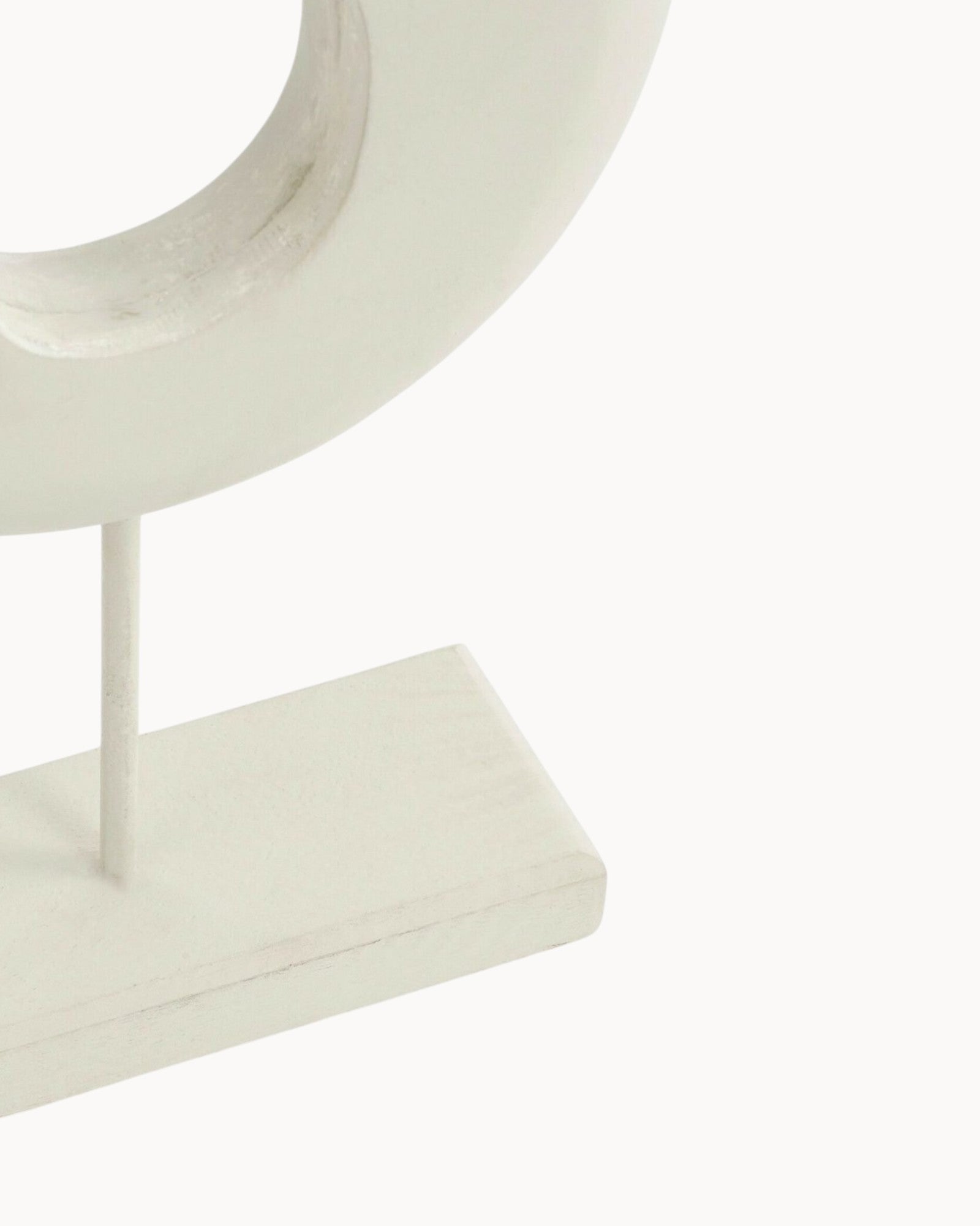 Mica Decorations – Pastina-Ornament aus Mangoholz – gebrochenes Weiß – L6,5 x B16,5 x H37,5 cm