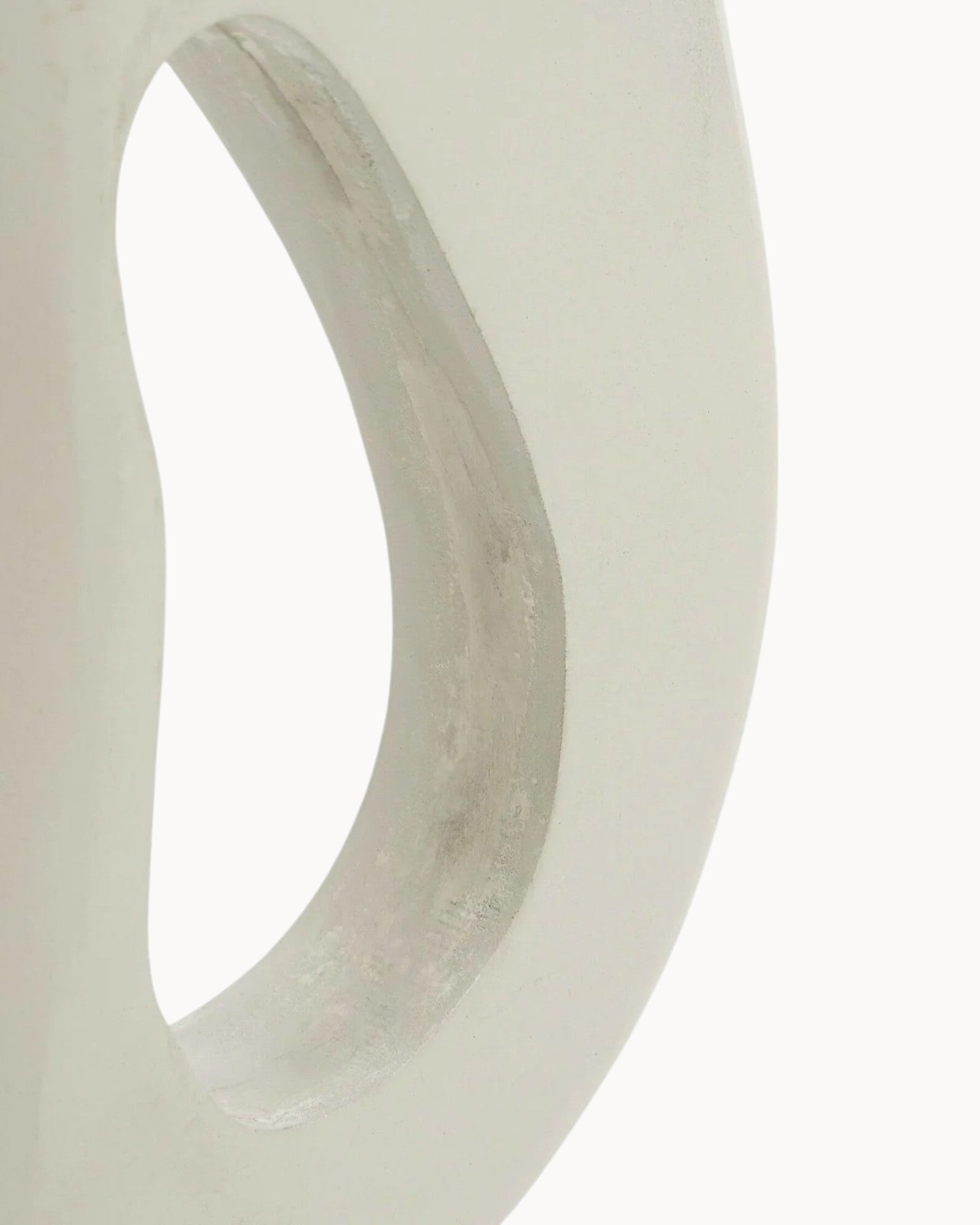 Mica Decorations – Pastina-Ornament aus Mangoholz – gebrochenes Weiß – L6,5 x B16,5 x H37,5 cm