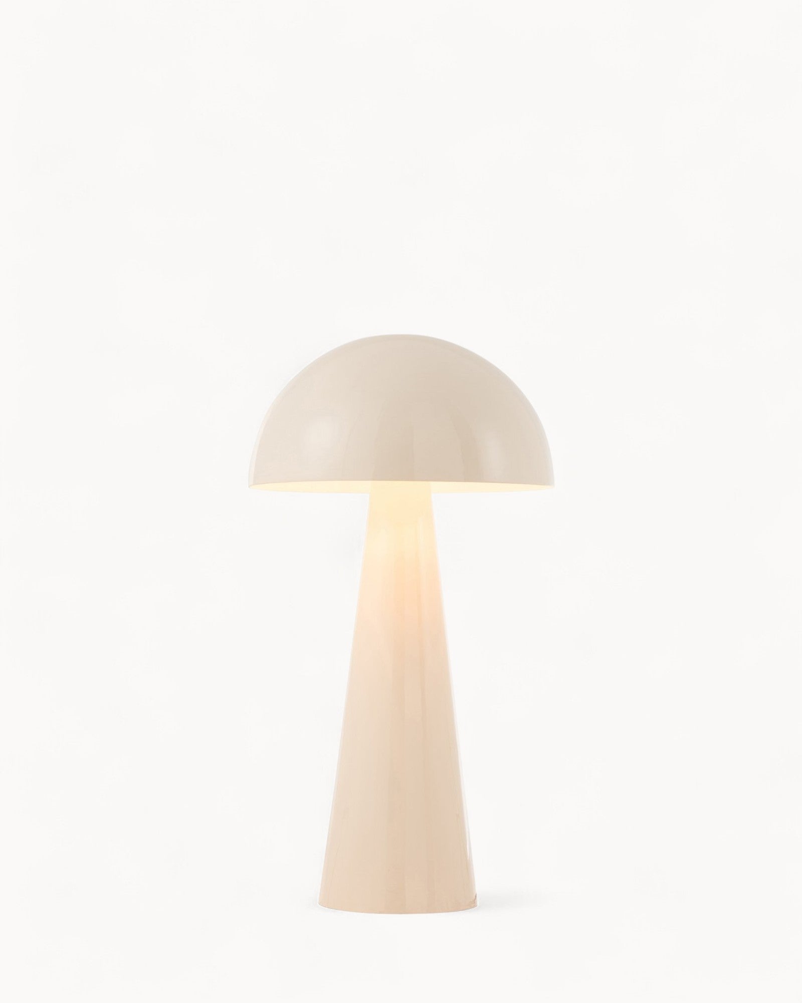 J-Line Stehleuchte Mushroom – Extra groß – Metall – Weiß