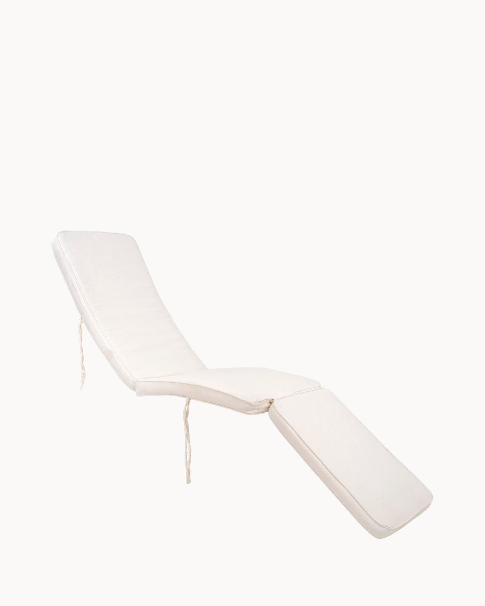 Arrecife Kissenauflage – Weißes Baumwollkissen für Liegestuhl