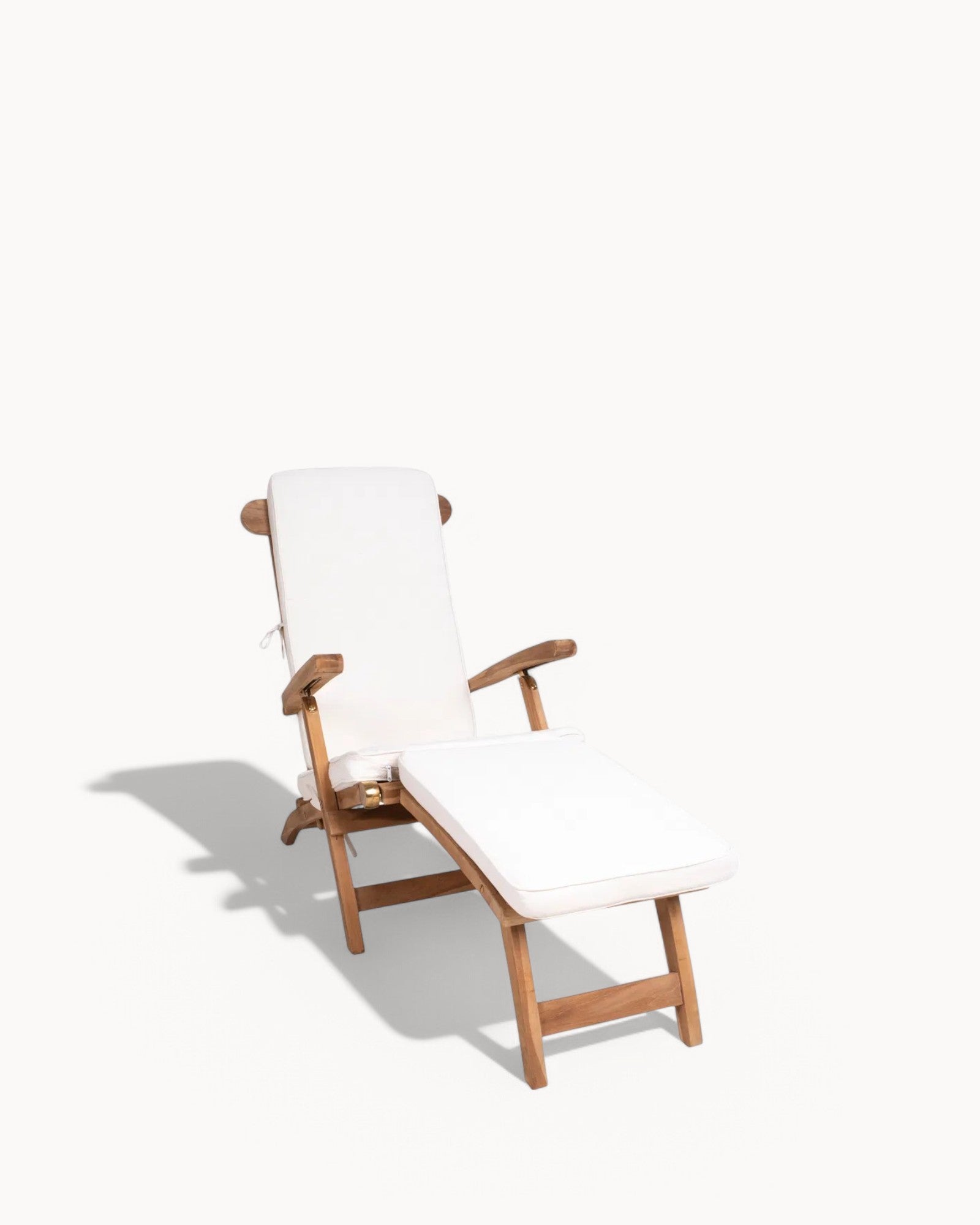 Arrecife Kissenauflage – Weißes Baumwollkissen für Liegestuhl