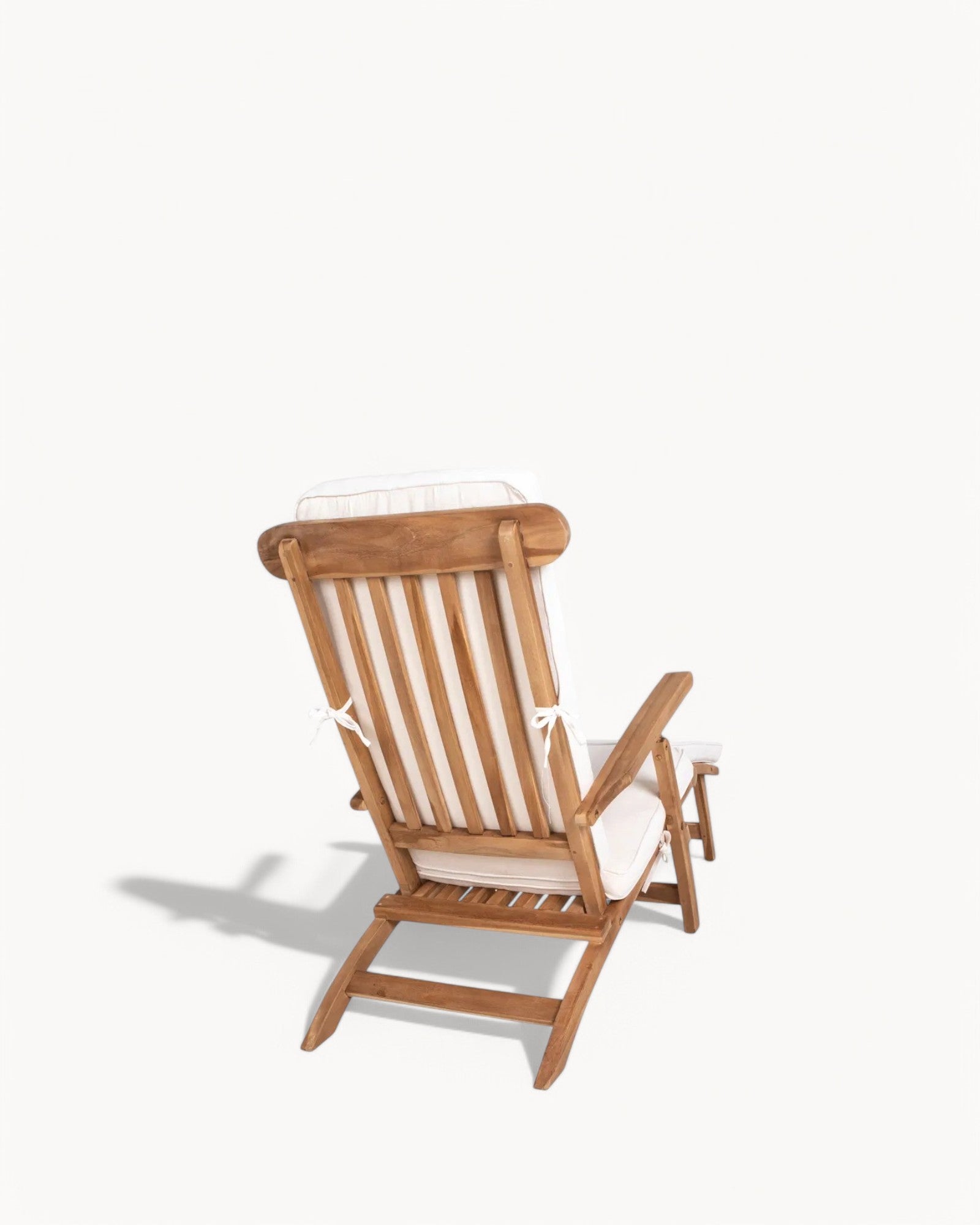 Arrecife Kissenauflage – Weißes Baumwollkissen für Liegestuhl