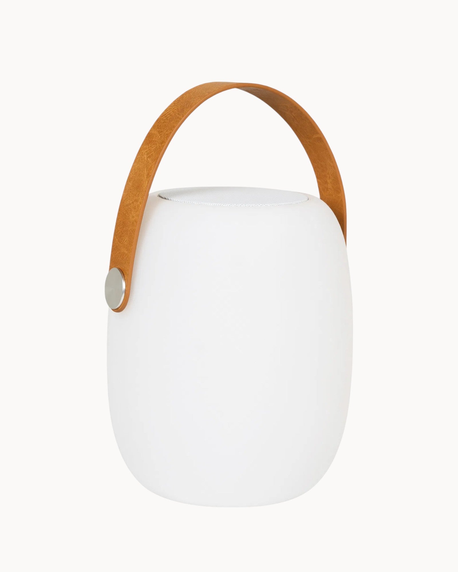 LED Lampe mit Bluetooth Lautsprecher – Weiß – Tragbar – Outdoor IP44