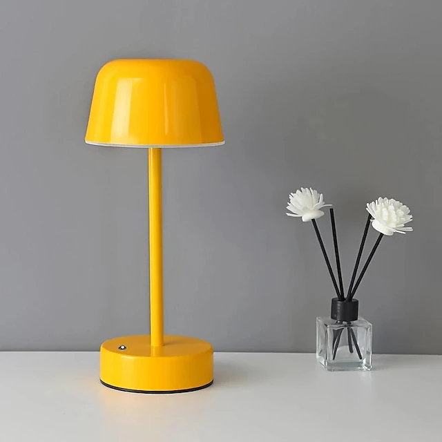 Tragbare kabellose wiederaufladbare Bügeleisen-Tischlampe - Dimmbares Licht