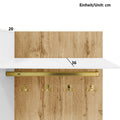 Modernes Garderoben-Set mit Spiegel, LED-Beleuchtung & Sitzbank