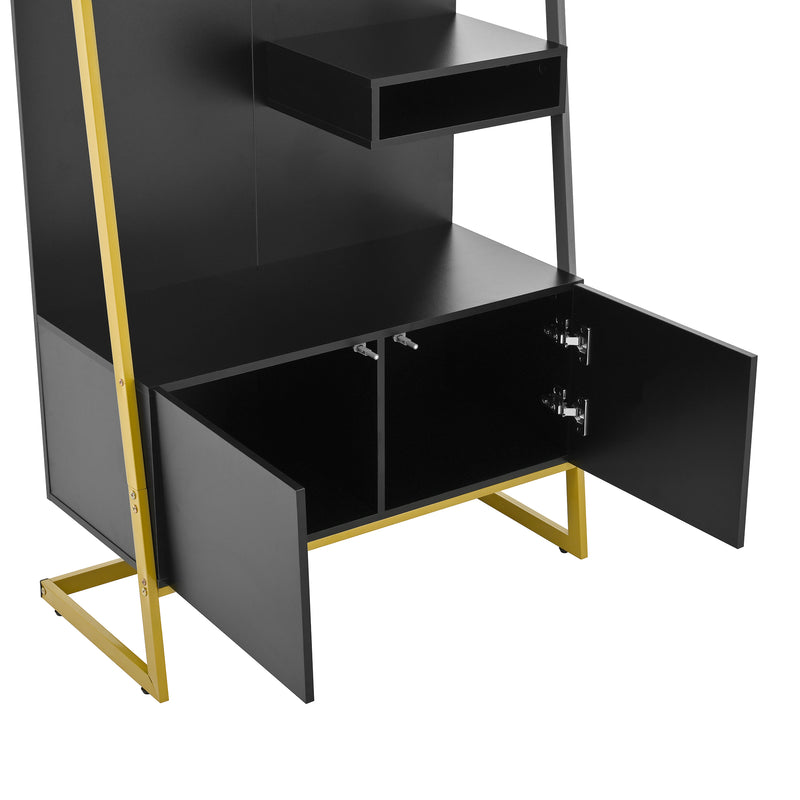 Moderne Kompaktgarderobe mit Spiegel & Stauraum