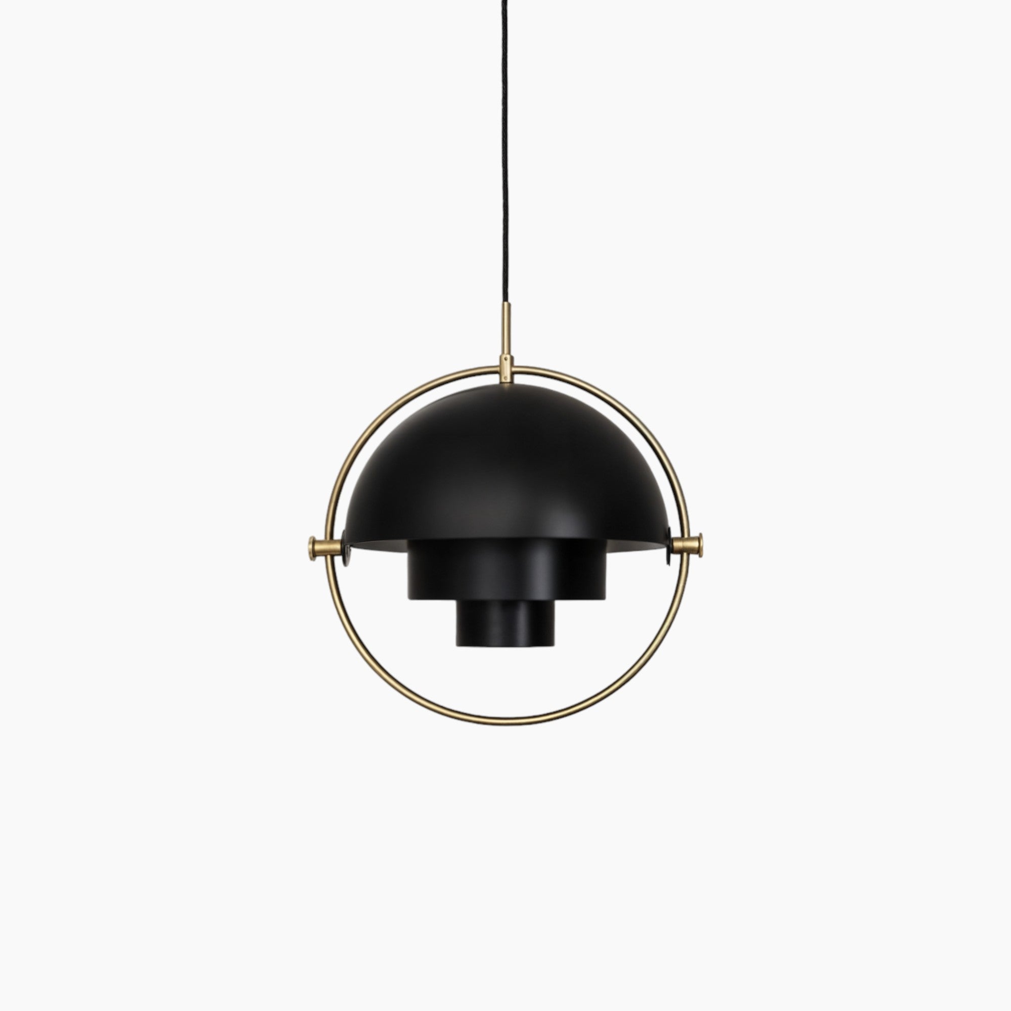 Moderne Eisen Glas Pendelleuchte | E27 Birne | Verchromte Oberfläche | Schwarz Silber Gold