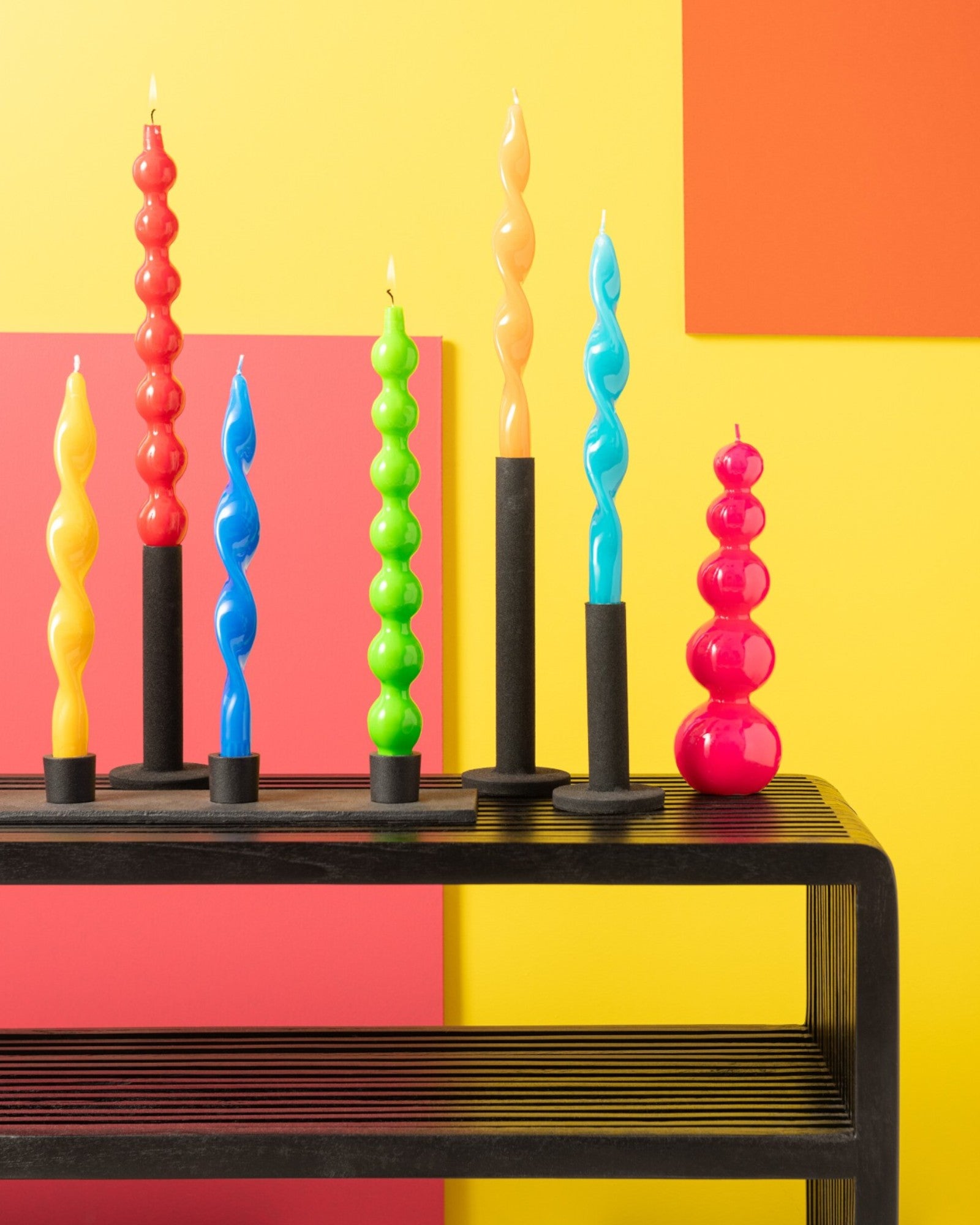 J-Line Konsole mit Regal – Schwarz – Holz – Modernes Design, 80 cm