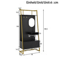 Moderne Kompaktgarderobe mit Spiegel & Stauraum