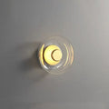 Moderne Glas Wandleuchte Minimalistische LED Wandlampe für Schlafzimmer