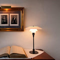 Moderne Glas Tischlampe mit 3-Schicht Lampenschirm
